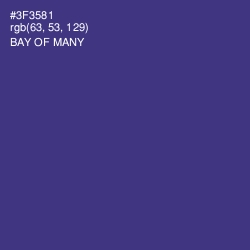 #3F3581 - Bay of Many Color Image